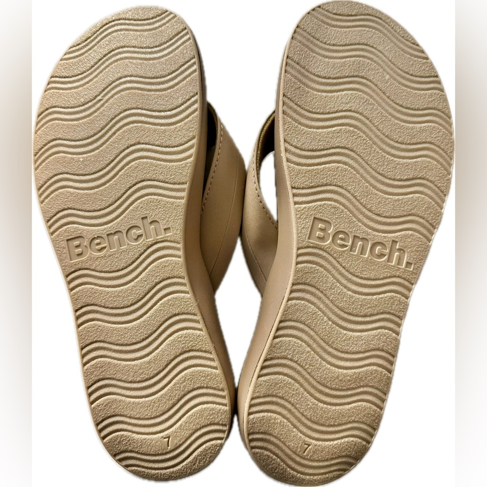 Beige Women's Comfort Flip Flops - Picture 5 of 7